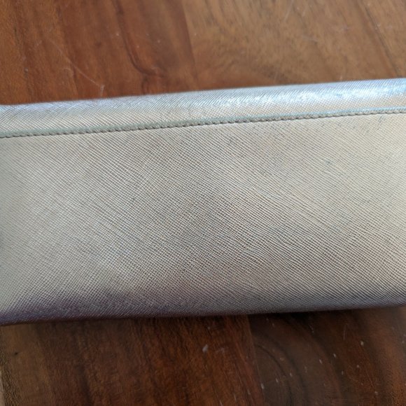 Kate Spade Foldover Wallet in Rose Gold Metallic - Picture 3 of 10